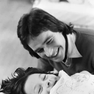 Barry Sheene Visits Young Fan Tony Vickers Print 1979 Barry Sheene Visits Young Fan Tony Vickers Print 1979