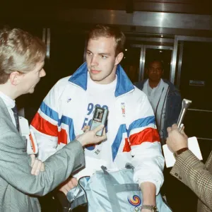 British Olympic Team returns home from the Seoul Olympic Games in South Korea British Olympic Team returns home from the Seoul Olympic Games in South Korea