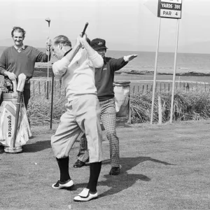 British Open 1973. Troon Golf Club in Troon, Scotland. Pictured, Lee Trevino British Open 1973. Troon Golf Club in Troon, Scotland. Pictured, Lee Trevino