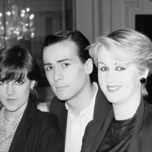 British pop group The Human League-left to right: Joanne Catherall