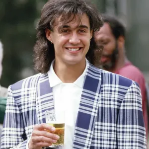British pop group Wham pictured on their 10-day visit to China, April 1985