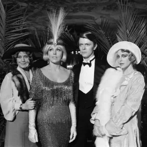 British pop singer David Bowie pictured in a scene from his latest film