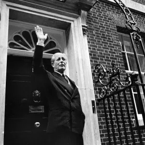 Harold MacMillan Returns to Number 10 Downing Street Print