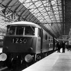 A British Rail Class 83 express locomotive electric train A British Rail Class 83 express locomotive electric train