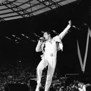 Queen at Wembley Stadium Print - 11th July 1986