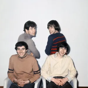 The Troggs Pose Before Top Of The Pops Print, January 1968