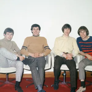 British rock group The Troggs pose before appearing on the BBC television programme Top British rock group The Troggs pose before appearing on the BBC television programme Top