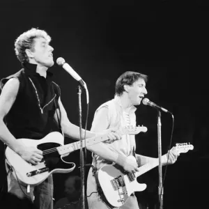 British rock group The Who in Toronto, Canada. Singer Roger Daltrey British rock group The Who in Toronto, Canada. Singer Roger Daltrey