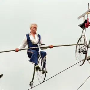 The British Steel Gala held at Kirkleatham Showground - Zak Carlin o High Wire act The British Steel Gala held at Kirkleatham Showground - Zak Carlin o High Wire act