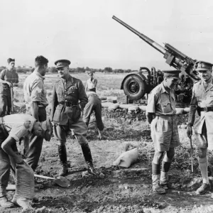 British troops began work on the erection of defences immediately after arriving upon