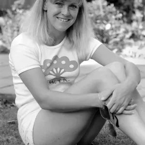 British Tennis Star Sue Barker Print - June 1980