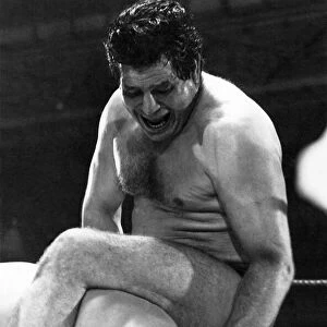British wrestler Count Bartelli in action against Pete Roberts