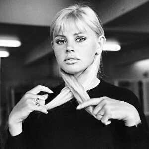 Britt Ekland actress is to star in an ABC play called A COLD PEACE
