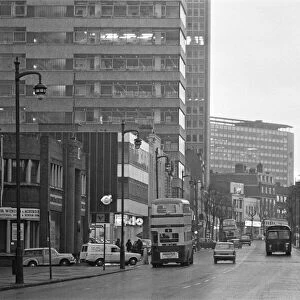 Broad Street, Birmingham. 28th March 1972