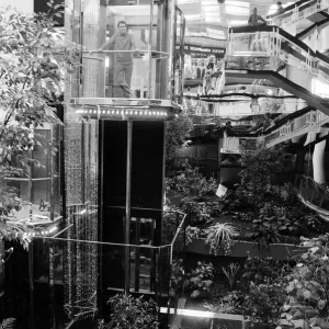 Broad Street Mall, an indoor shopping mall in central Reading. 4th May 1987