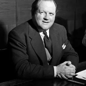 Fernsehmoderator Richard Dimbleby, 24.März 1953