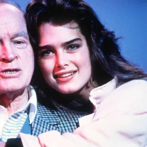 Brooke Shields actress with actor Bob Hope