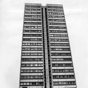 Brooks Tower, Newtown, Birmingham. 15th December, 1975