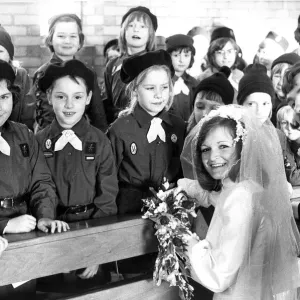 Brownies of the 11th Newcastle pack were special guests at the wedding of Miss Shirley Brownies of the 11th Newcastle pack were special guests at the wedding of Miss Shirley