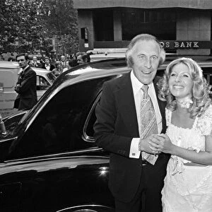Bruce Forsyth attends the wedding of his daughter Debbie to David Martin at Caxton Hall