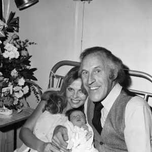 Bruce Forsyth with Newborn Daughter Louisa, 1977 Print Bruce Forsyth with Newborn Daughter Louisa, 1977 Print