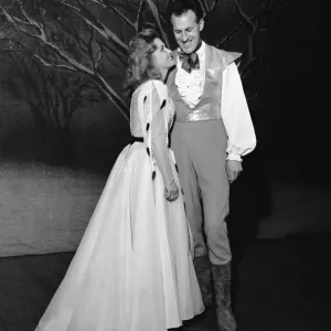 Bruce Forsyth with his co star from the panto Turn Again Wittington 1961 Bruce Forsyth with his co star from the panto Turn Again Wittington 1961