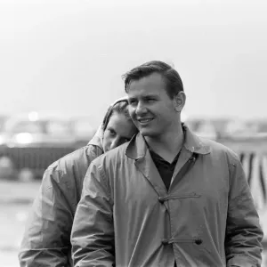 Bruce McLaren, racing driver at Meeting, 12th June 1962