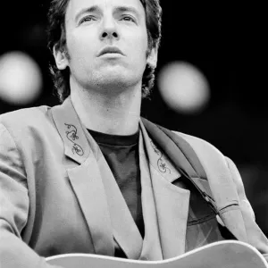 Bruce Springsteen performing with The E Street Band at Villa Park, The Midlands, England Bruce Springsteen performing with The E Street Band at Villa Park, The Midlands, England