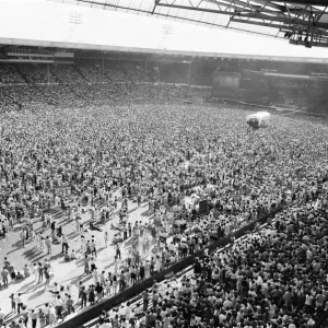 Bruce Springsteen performs at Wembley Stadium, London, United Kingdom Bruce Springsteen performs at Wembley Stadium, London, United Kingdom