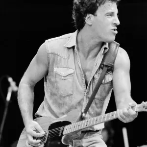 Bruce Springsteen performs at Wembley Stadium, London, United Kingdom Bruce Springsteen performs at Wembley Stadium, London, United Kingdom