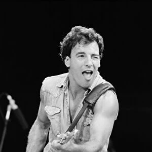 Bruce Springsteen performs at Wembley Stadium, London, United Kingdom