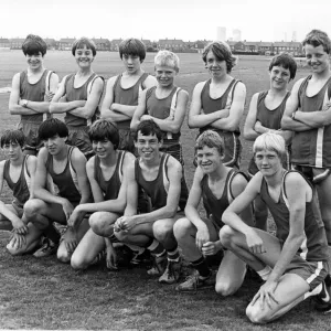 Brunner Comprehensive School Athletics Team Print 1982 Brunner Comprehensive School Athletics Team Print 1982