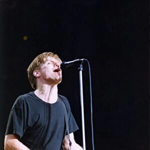 Bryan Adams in concert at Gateshead Stadium. 12th July 1992