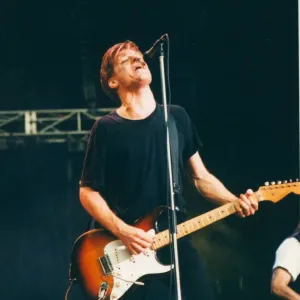 Bryan Adams performs at Cardiff Arms Park, Cardiff, Wales in 1992 Bryan Adams performs at Cardiff Arms Park, Cardiff, Wales in 1992