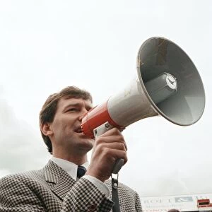 Bryan Robson being unveiled as the new Manager for Middlesbrough F. C