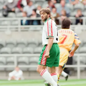 Bulgaria 1-0 Romania, Euro 1996 Group B match at St James Park, Newcastle Bulgaria 1-0 Romania, Euro 1996 Group B match at St James Park, Newcastle