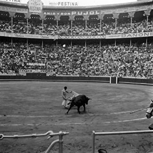 A Bullfight in Barcelona, Spain - July 1965