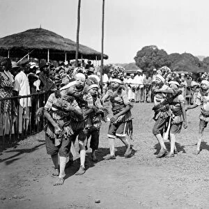 Bundu "devil dancers"of Freetown in Sierra Leone