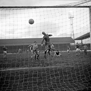 Burnley v Everton. December 1967