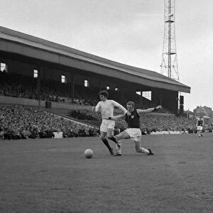 Burnley v Manchester United Action during the league game September 1968