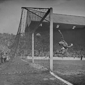Burnley v Sheffield Wednesday league match at Turf Moor 2nd April 1960