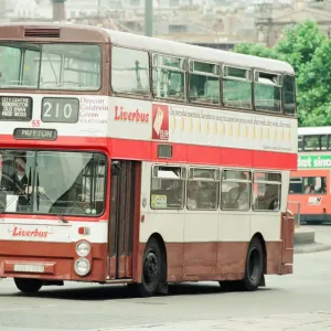 Buses in Liverpool, 6th September 1994 Buses in Liverpool, 6th September 1994