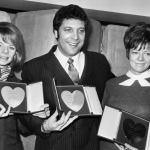 Tom Jones and Maggie Smith at the 1969 Savoy Hotel Print