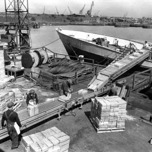 It was business as usual at the Albert Edwar Dock, North Shields It was business as usual at the Albert Edwar Dock, North Shields