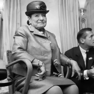 Helena Rubinstein at the Dorchester Hotel, London Print 1963 Helena Rubinstein at the Dorchester Hotel, London Print 1963