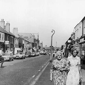 Bustling Earlsdon Street Coventry 20th August 1976