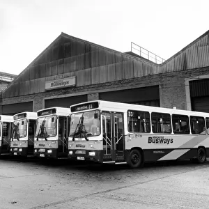 Busways Blue Riband Fleet, Tyne and Wear. Circa 1993