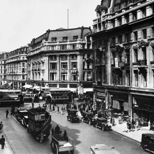 1920s London Street Scene Print