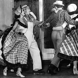 Butlin American Square dancers at the Banquetting Room, 96 Piccadilly November 1951
