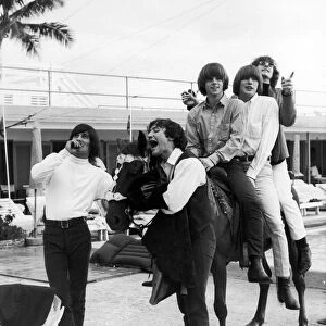 The Byrds in Miami, Florida, USA 24th July 1965. The Byrds